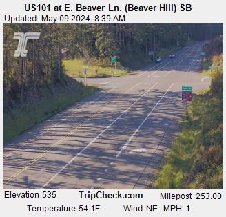 US101 at E. Beaver Ln. (Beaver Hill) SB